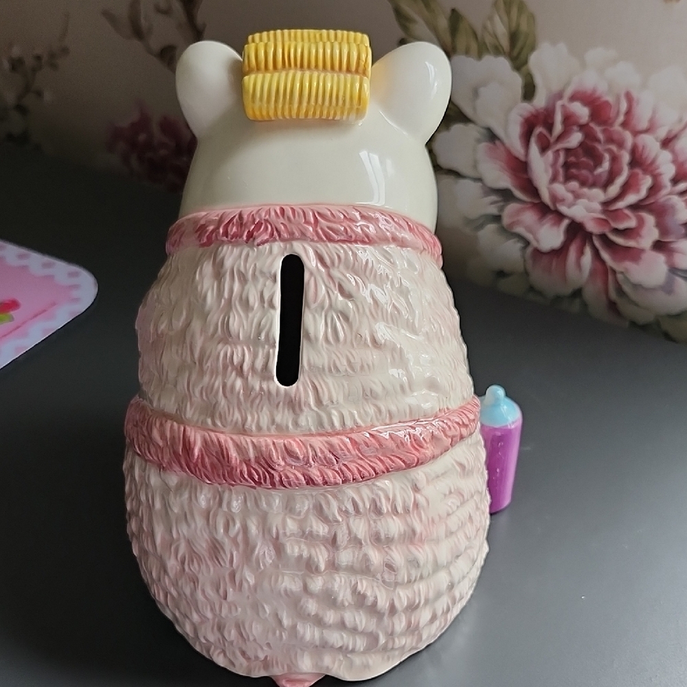 Mud Pie Charming Piggy Bank - Picture 3 of 7